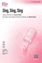 Sing, Sing, Sing SATB choral sheet music cover